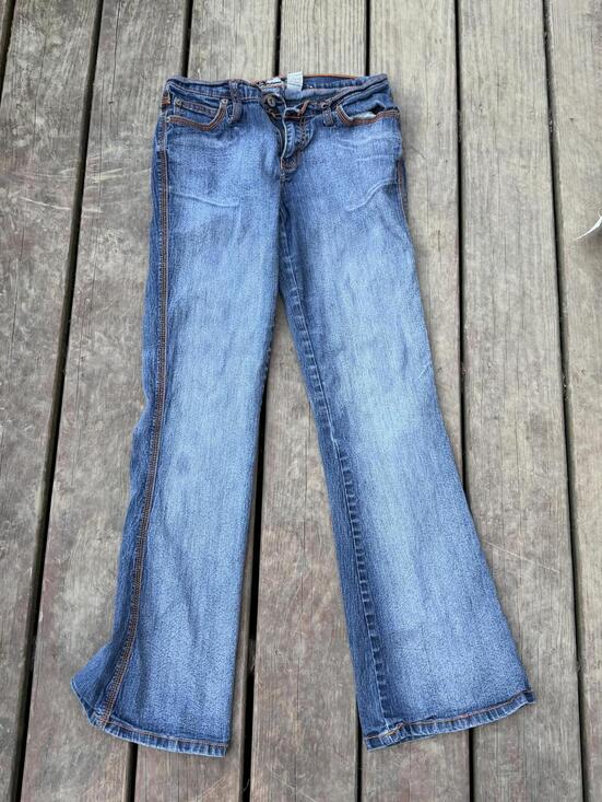 Other - Retro Vibes Flared Denim Jeans - Walk Like You Own the '70s